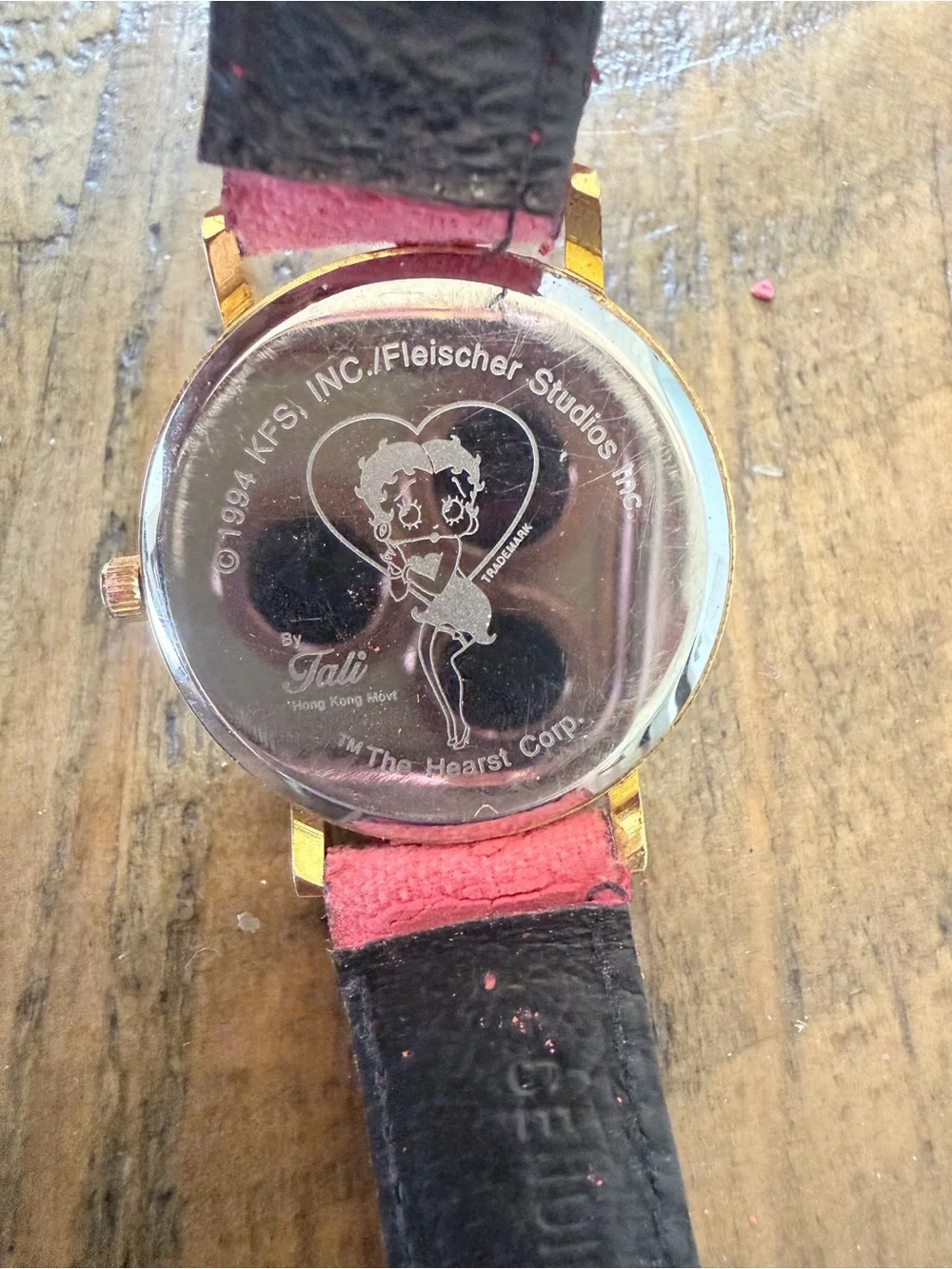 Vintage 1994 Betty Boop Moving Eyes Watch Working